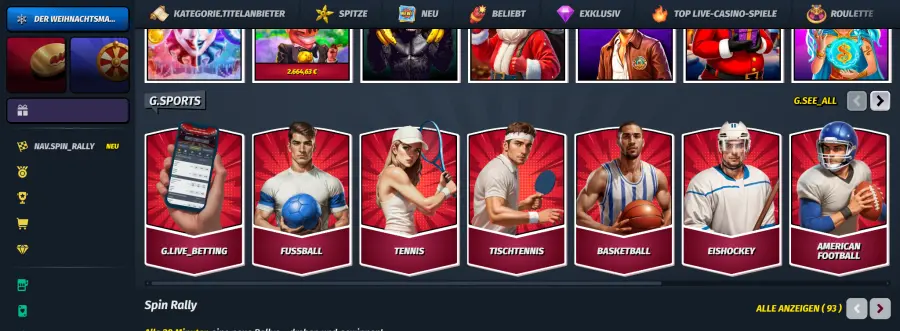 Allyspin casino gemany